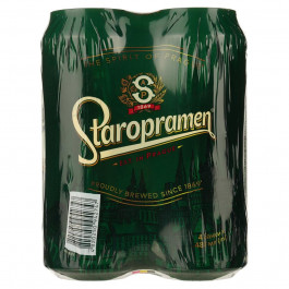   Staropramen Пиво , світле, 4,2%, з/б, 1,92 (4 шт. по 0,5 л) (4820250942747)