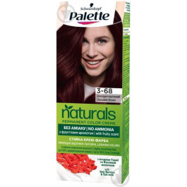   Palette Стойкая крем-краска для волос Schwarzkopf  Naturals без аммиака 3-68 Шоколадно-каштановый 110 мл (38