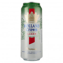   Hollandia Пиво "" Premium Lager, in can, 0.5 л (8719326018300)