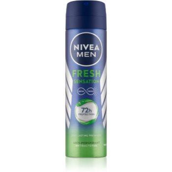 Nivea Men Fresh Sensation антиперспірант спрей 72 год. для чоловіків 150 мл - зображення 1