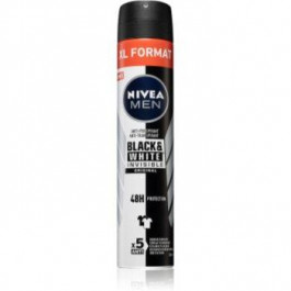   Nivea Men Black & White Invisible Original антиперспірант спрей для чоловіків 200 мл