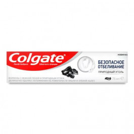   Colgate Зубная паста  Безопасное отбеливание Природный уголь отбеливающая 75 мл (8718951254985)