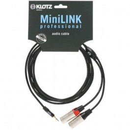   KLOTZ KY9-180 MINILINK PRO Y-CABEL 1,8 M BLACK