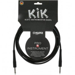   KLOTZ KIK INSTRUMENT CABLE BLACK 3 M