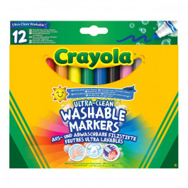   Crayola Набор фломастеров широкая линия (ultra-clean washable), 12 шт  256349.012