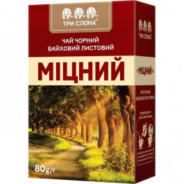   Три Слона Чай  "Міцний" 80 г (ts.12333) (4820097812333)