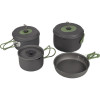 Bo-Camp Explorer 4 Pieces 21 Hard Anodized Grey/Green (2200241) - зображення 1