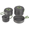 Bo-Camp Explorer 4 Pieces Hard Anodized Grey/Green DAS301407 (2200244) - зображення 1