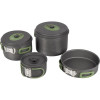 Bo-Camp Explorer 4 Pieces Hard Anodized Grey/Green DAS301407 (2200244) - зображення 2