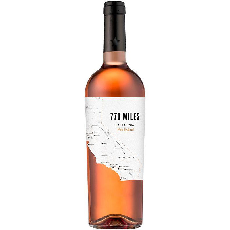 770 Miles Вино  Zinfandel Rose рожеве напівсухе 10.5%, 750 мл (3263280102414) - зображення 1