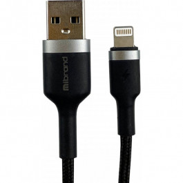   Mibrand MI-71 USB Lightning 2.4A 1m Black (MIDC/71LB)