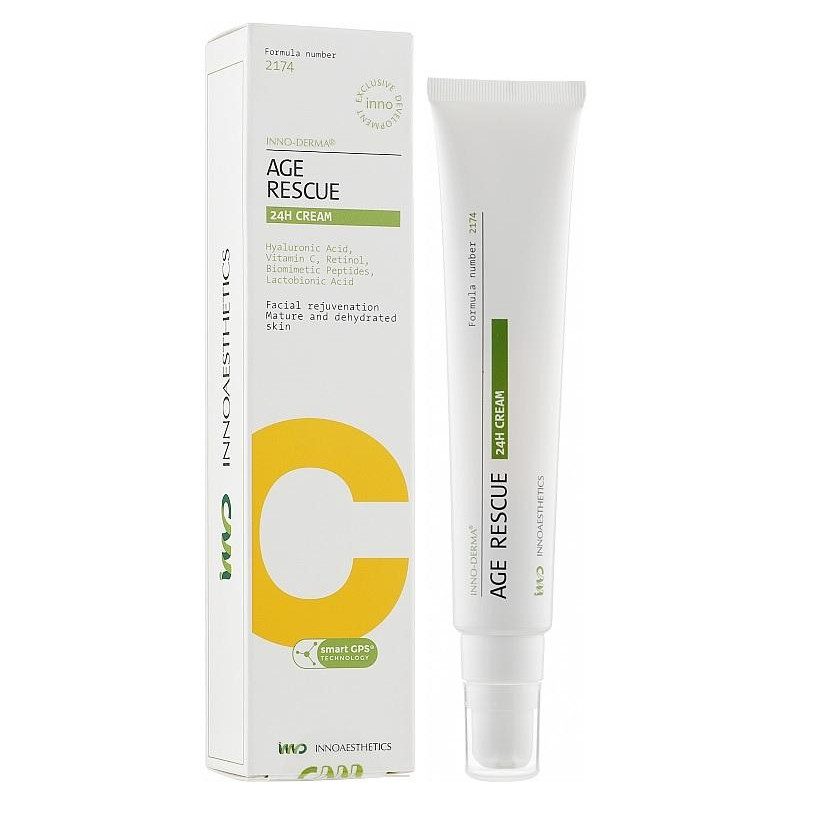 Innoaesthetics Активний антивіковий крем Age Rescue 24H Cream  50 г - зображення 1