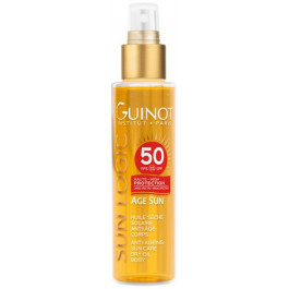   Guinot Антивікове сухе масло від сонця для тіла SPF50 Age Sun Anti-Ageing Sun Dry Oil Body  150 мл