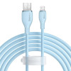 Baseus Pudding Series USB Cable to Lightning 2.4A 2m Blue (P10355700311-01) - зображення 1