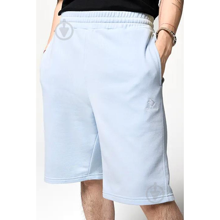 Converse Блакитні жіночі шорти  STANDARD FIT WEARERS LEFT STAR CHEV EMB SHORT con10023875-050 - зображення 1