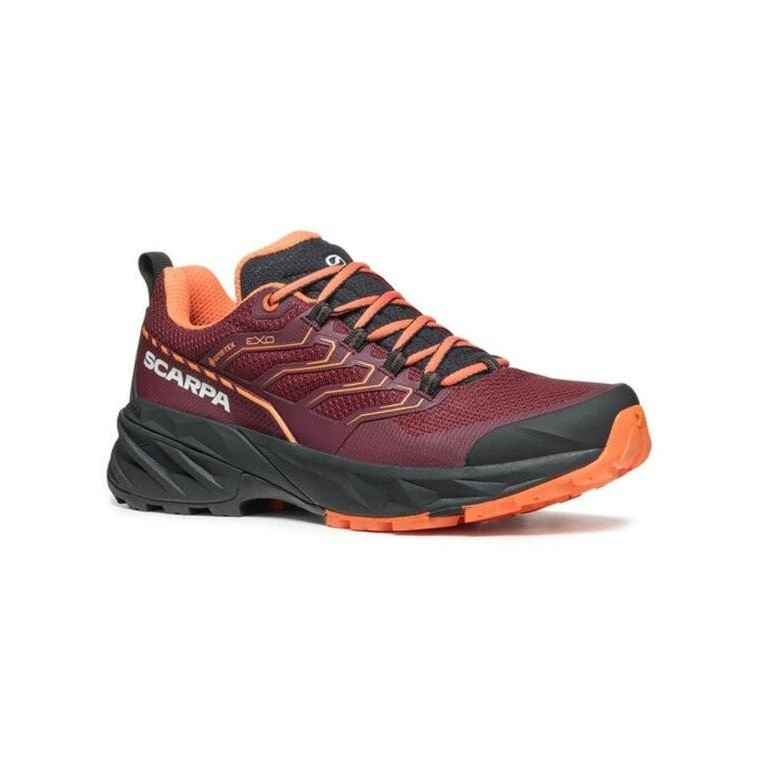 Scarpa Жіночі кросівки для туризму з Gore-Tex  Rush 2 Gtx Wmn 63131-202 37 (4UK) 23 см Burgundy-Dusty Orang - зображення 1