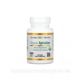   California Gold Nutrition Spirulina 60 таб