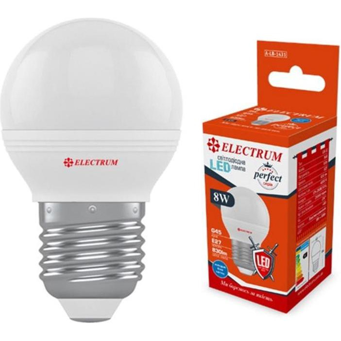 Electrum LED LB-32 8W E27 4000K (A-LB-1431) - зображення 1