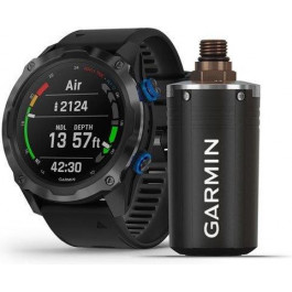   Garmin Descent Mk2i Bundle Titanium Carbon Grey w. Silicon Band w. Descent T1 (010-02132-13)