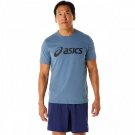   Asics Футболка   Big Logo Tee 2031A978-413 S Блакитний/Чорний (4550456326644)