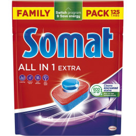   Somat Таблетки для посудомийної машини  All in 1 Extra 125 шт (9000101809589)