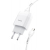 Hoco C73A Glorious 2USB 2.4A White + Type-C - зображення 7