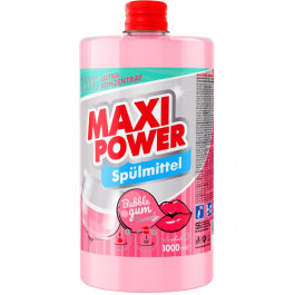   Maxi Power Засіб  Bubble Gum для миття посуду, запас, 1 л (4823098411970)