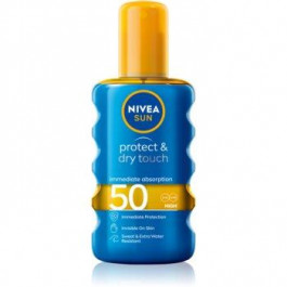   Nivea Sun Protect & Dry Touch невидимий спрей для засмаги SPF 50 200 мл