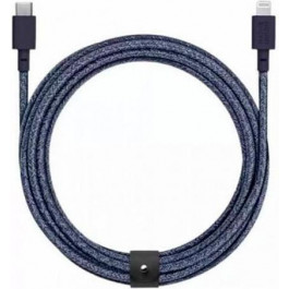   NATIVE UNION Belt Cable XL USB-C to Lightning 3m Indigo (BELT-CL-IND-3-NP)