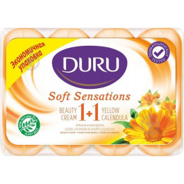   Duru Мыло  Soft Sensations Крем и календула 4 х 90 г (8690506481650)