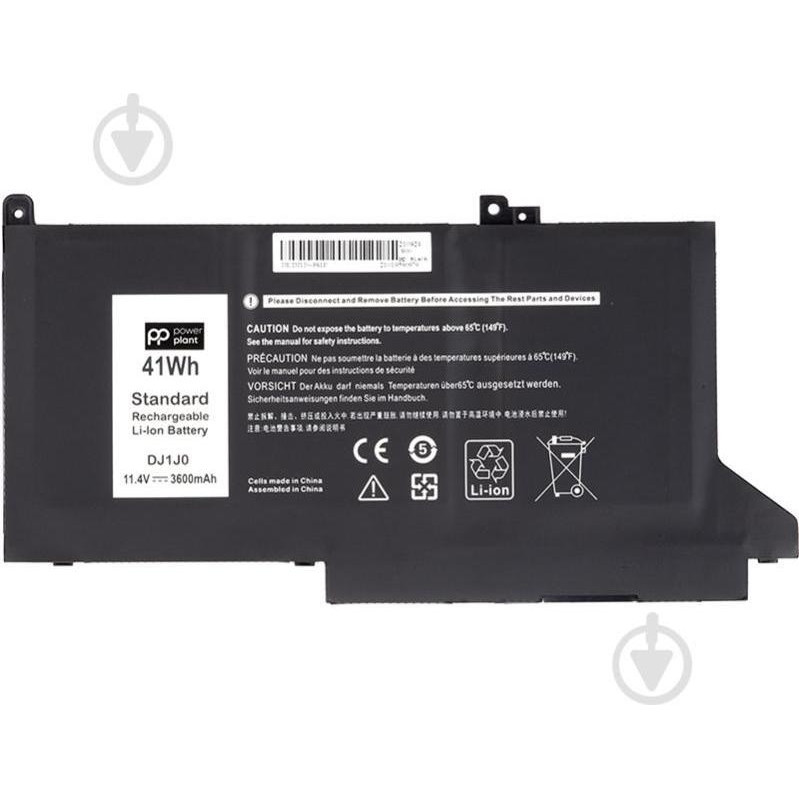 PowerPlant DELL Latitude 7280 (DJ1J0) 11.4V 3600mAh (NB441488) - зображення 1