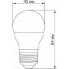 VIDEX LED G45e 7W E27 4100K 220V (VL-G45e-07274) - зображення 2