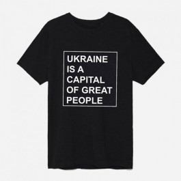   Love&Live Футболка  Ukraine is a capital of great people LLP01604 S Чорна (LL2000000341613)