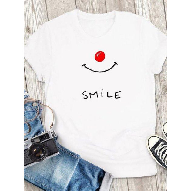 Zuzu Футболка  Just smile ZZ3-04264M.00P-20 XXXL Белая (LL2000000120553) - зображення 1