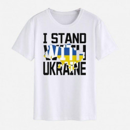   Love&Live Футболка  I stand with Ukraine LLP01508 L Белая (LL2000000336114)