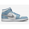 Nike Кросівки  Retro 1 Mid Se Blue/White Dn3706-401 45.5 - зображення 3