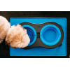 Dexas Pet Bowl Grippmat великий 60x43 см Блакитний (PW9502194) - зображення 3