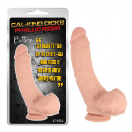   Chisa Novelties Cal-king Dicks Phallic Rider 6.8 (CH98326)