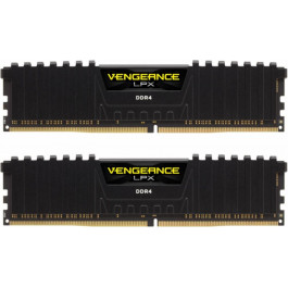   Corsair 16 GB (2x8GB) DDR4 3600 MHz Vengeance LPX Black (CMK16GX4M2Z3600C18)