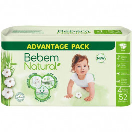   Bebem Natural 4 Maxi, 52 шт