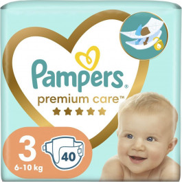   Pampers Premium Care 3, 40 шт