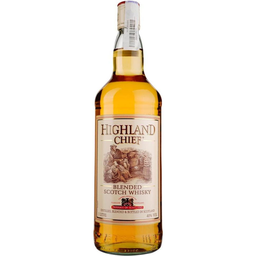 Highland Chief Виски 3 YO blended 1 л 40% (5060000034363) - зображення 1