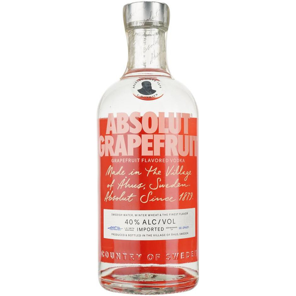 Absolut Водка Grapefruit 0.7 л 40% (7312040552153) - зображення 1