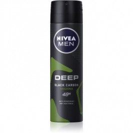   Nivea Men Deep антиперспірант для чоловіків Black Carbon Amazonia 150 мл