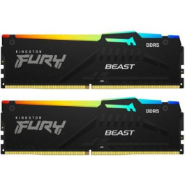   Kingston FURY 32 GB (2x16GB) DDR5 6800 MHz Beast RGB (KF568C34BBAK2-32)