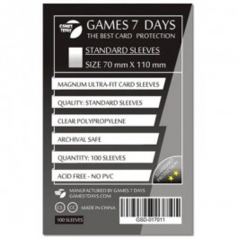   Games7Days Протектори для карт  (70 х 110 мм, Magnum Ultra-Fit, 100 шт.) (STANDART) (GSD-017011)