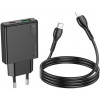 Hoco N38 20W USB-C Black UBB Type-C to Lightning cable - зображення 5