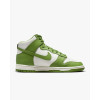 Nike Кросівки  Dunk High Shoes White/Green DD1869-300 38.5 - зображення 4