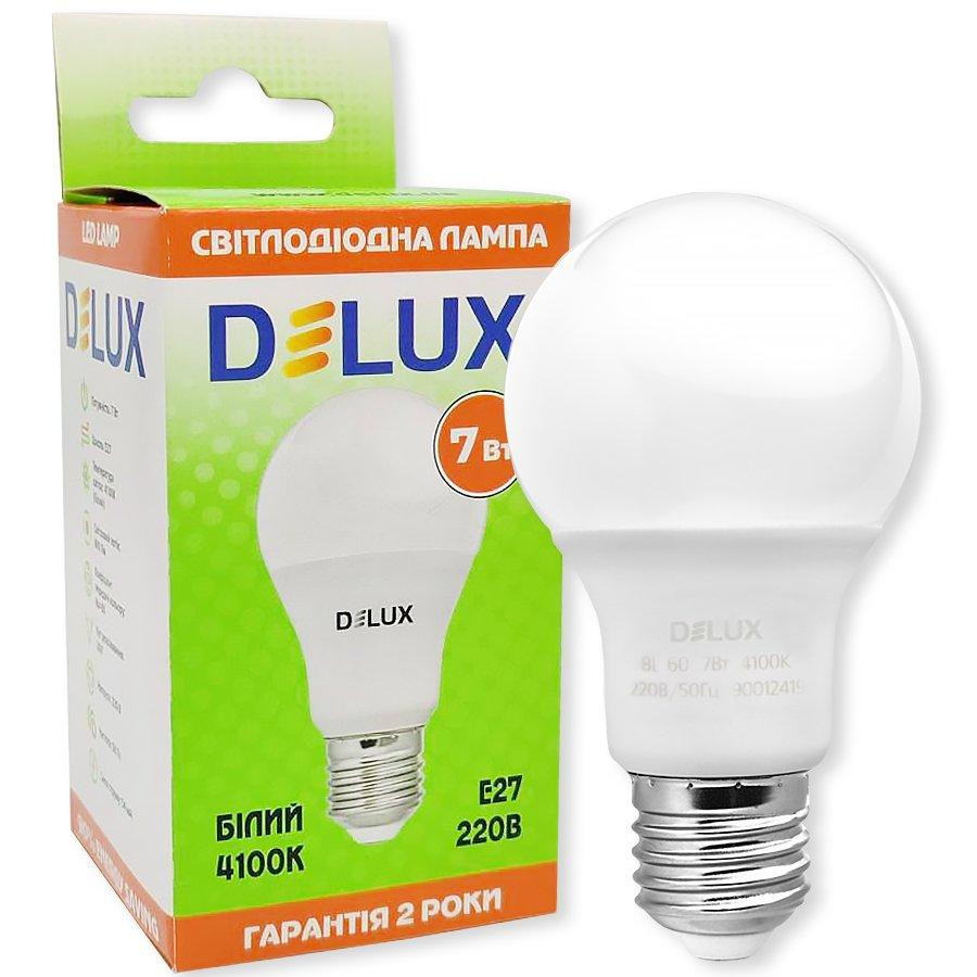 DeLux LED BL60 7W 4100K 220V E27 (90012419) - зображення 1