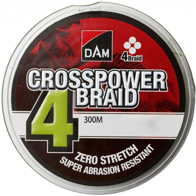 DAM Crosspower 4-Braid / Green / 0.10mm 300m 4.5kg (65841) - зображення 1